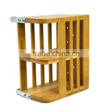 BH005 XiXi Bamboo Flatware Caddy Organizer photo-2