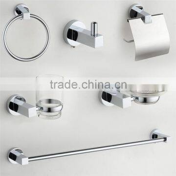 3300 new simple morden design zinc alloy chrome bathroom accessories set