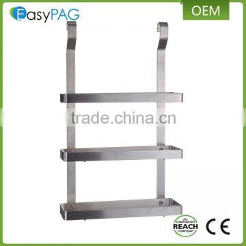 ESYLIFE Stainless Steel Hanging Kitchen Spice Rack, Silver (3 Tier) photo-4