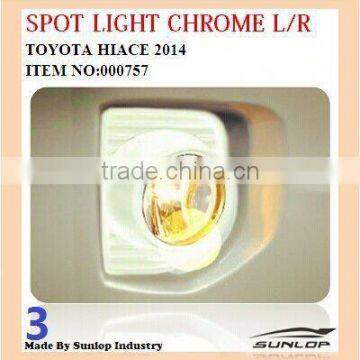 #000757 Spot Light Chrome LR for toyota hiace 2014