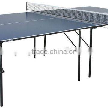 ITTF Approved Indoor Table Tennis Table With Blue Color Top