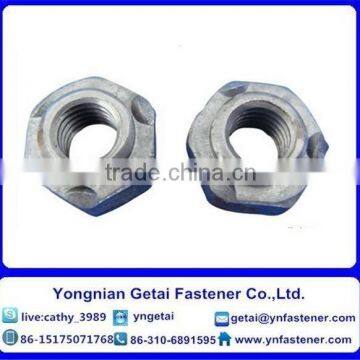 Hot Dip Galvanizing DIN928 DIN929 Hexagon Weld Nuts photo-2