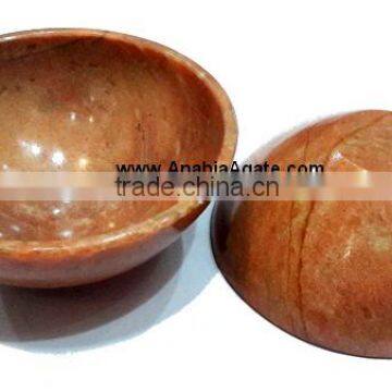 Peach Aventurine 2 Inch Bowls : handmade semi precious gemstone bowls , gemstone bowls,