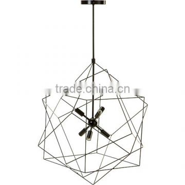 American Style Satin Black Finish Celling Lamp