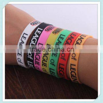 Promotional Logo Printed Colorful Silicone Wristband