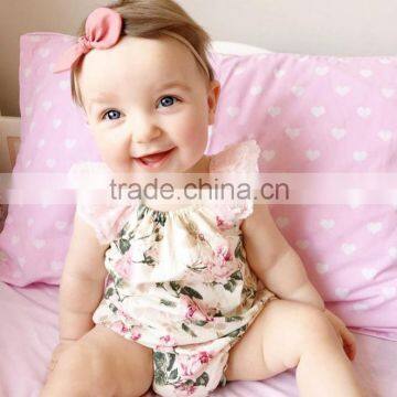 Organic cotton baby clothes short infant clothing customer printing baby romper