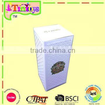 wine bottle whiskey cognac bottle special version square tin box