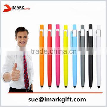 cheap solid color barrels stylus ball pen active stylus touch ball pen