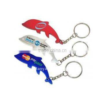 Dolphin Shape Bottle Opener Key Chain