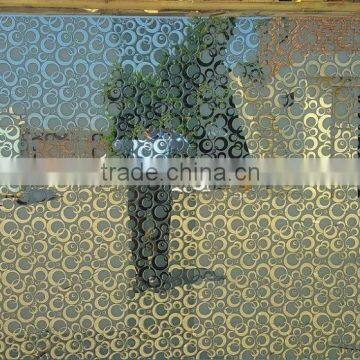 cheap 4mm titanium coated glass acid etched glass