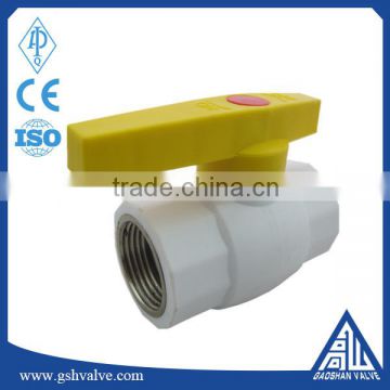 PPR threaded Ball Valve/Plastic ball valve