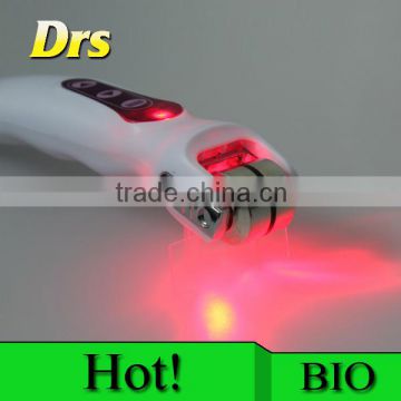 Photon therapy LED light dermaroller with removable head