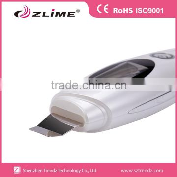 electric facial Skin Cleaning Ultrasonic EMS ION Peeling Skin Scrubber