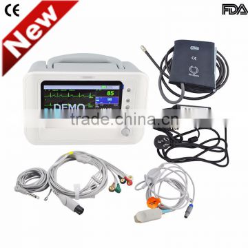 Hospital Operation Room ICU Emergency Ambulance Portable Patient Monitor