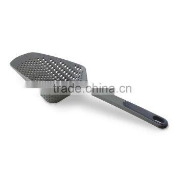 Hot Selling Colorful Nylon Special Kitchen Spoon With Hole Soup Plastic Spoon photo-2