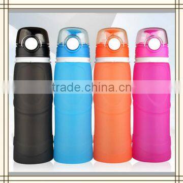 750ml Collapsible Portable Foldable Silicon Water Bottle