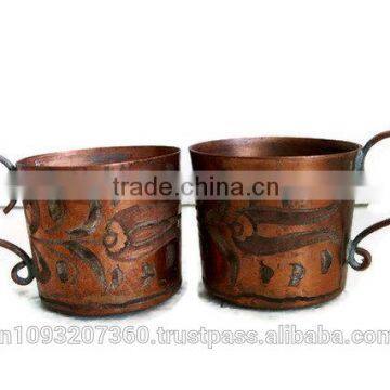 Embossed Logo Copper Moscow Mule Mug, Copper Mug With Engraved Custom Logo