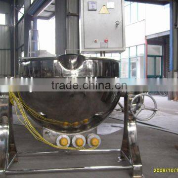 Electric heating oil jacketed cooking kettle