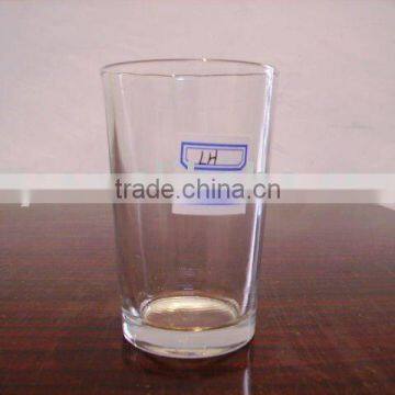 Clear glass cup