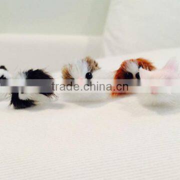Wholesale Korea Faux Fur Fox Fashion Key Rings Key Chain Finders