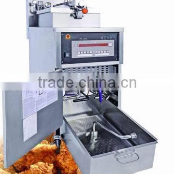 Computer controlled pressure fried chicken / chicken machine