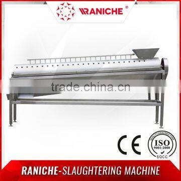 Horizontal Type Automatic Chicken Feet Skin Peeling Machine / Chicken Feet Skin Removing Machine