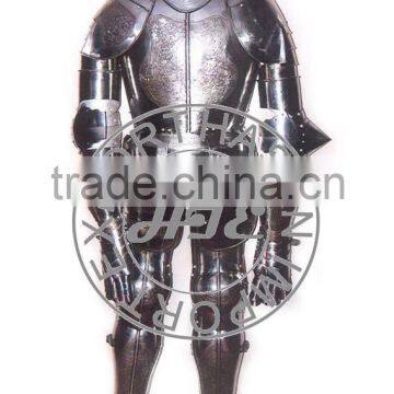 Medieval Armor Full Body Suit Etched, Medieval Armor Suit, Knight Armour