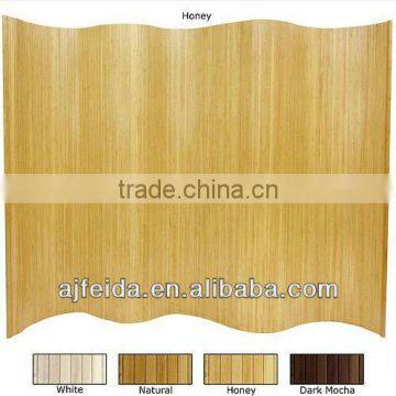 Haiku Folding Screen woven bamboo panels khaki.