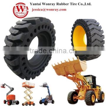 Construction solid Tyres 20.5-25 for loader 10-16.5 for lifting platform