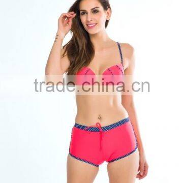 2017 model women high waist ladies swim wear