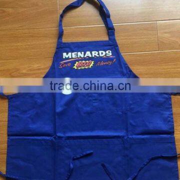 Workwear Utility Apron Pattern Multi-Use Shop Apron with Pockets