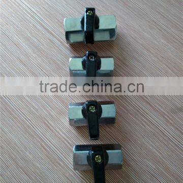 female ball valve , brass chrome-plated small valve , use for air , water ,oil