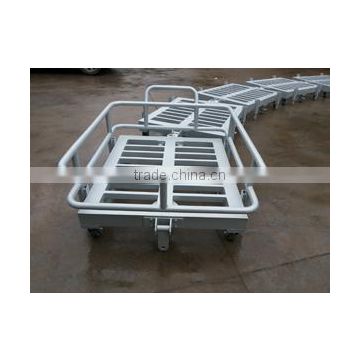 New design metal pallet aluminum pallet with wheel