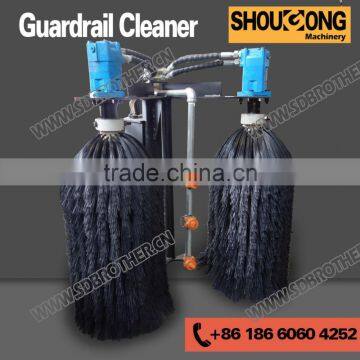 Skid Steer Attachment Guardrail Cleaner