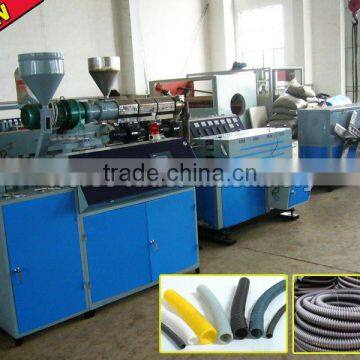 Newest PE Single Wall Corrugated Pipe machine with high output