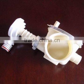 plastic pump body for washing machine