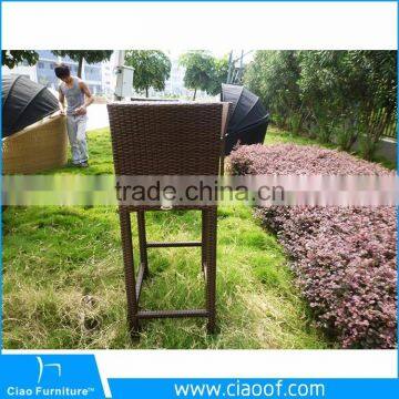 Newest High Bar Stool Garden Line Patio Furniture/French Bistro Rattan Chairs photo-5