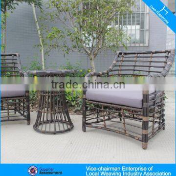 Modern Coffee Tables and Chairs Rattan Coffee Table Set CF1447 photo-3