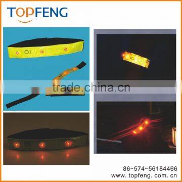 Reflective LED Lighted Safety Band, Arm Strap Bands,Flashing LED Arm Band,Warning LED Arm Band photo-3