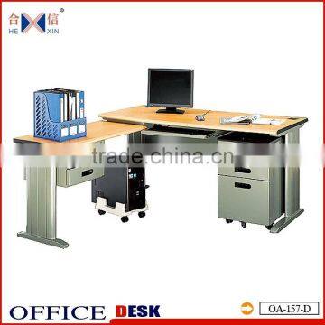 L-shape modern office table