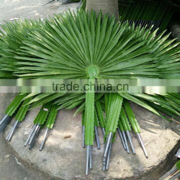 Fake Coconut Leaves Artificial Kwai Leaves Artificial Decorative Palm Tree Leaves photo-2
