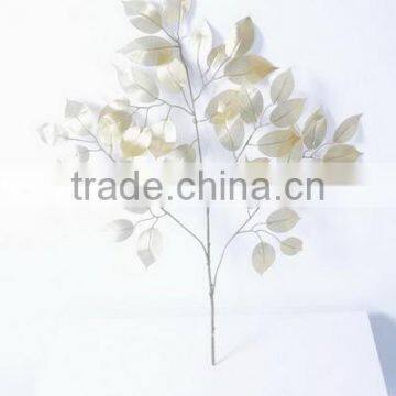 SJ071206 Landscaping Decorative Outdoor Silk Tree Leave With UV Protection photo-2