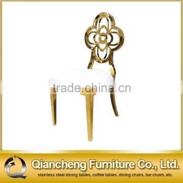 Golden Royal Flower Sash Wedding Tiffany Table Chairs photo-2