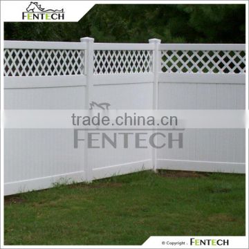 White Decorative Cheap PVC Fence