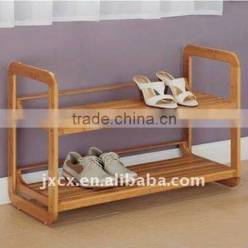 H1330 2-Tier bamboo shoe rack