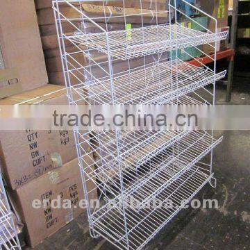 Adjustable Metal Wire Foldable Display Shoe Rack