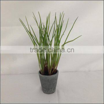 Artificial Table Decorative Potted Small Grass Plant photo-2