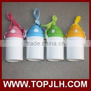 Top Quality Plastic Material Sublimation Kids Water Bottle With Straw photo-3