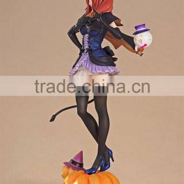 Halloween Theme Pumpkin Love Live Sexy Girl Pile Statue photo-5
