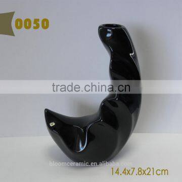 Blue Ceramic Decorative Vase photo-5